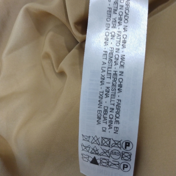 ZARA beige fleece coat size Medium - Picture 16 of 16